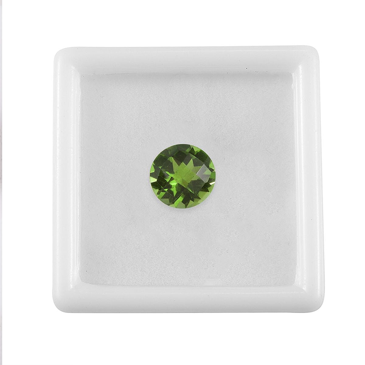 Chartreuse Quartz (Rnd 10 mm) 3.50 ctw Loose Gemstone