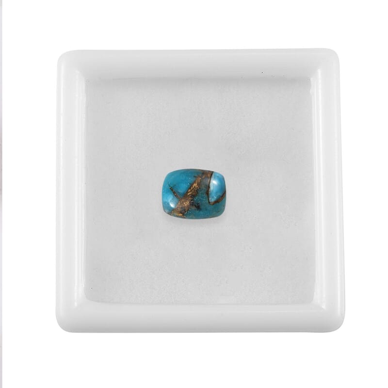 AA Blue Turquoise (Cush 9x7 mm) 1.70 ctw Loose Gemstone