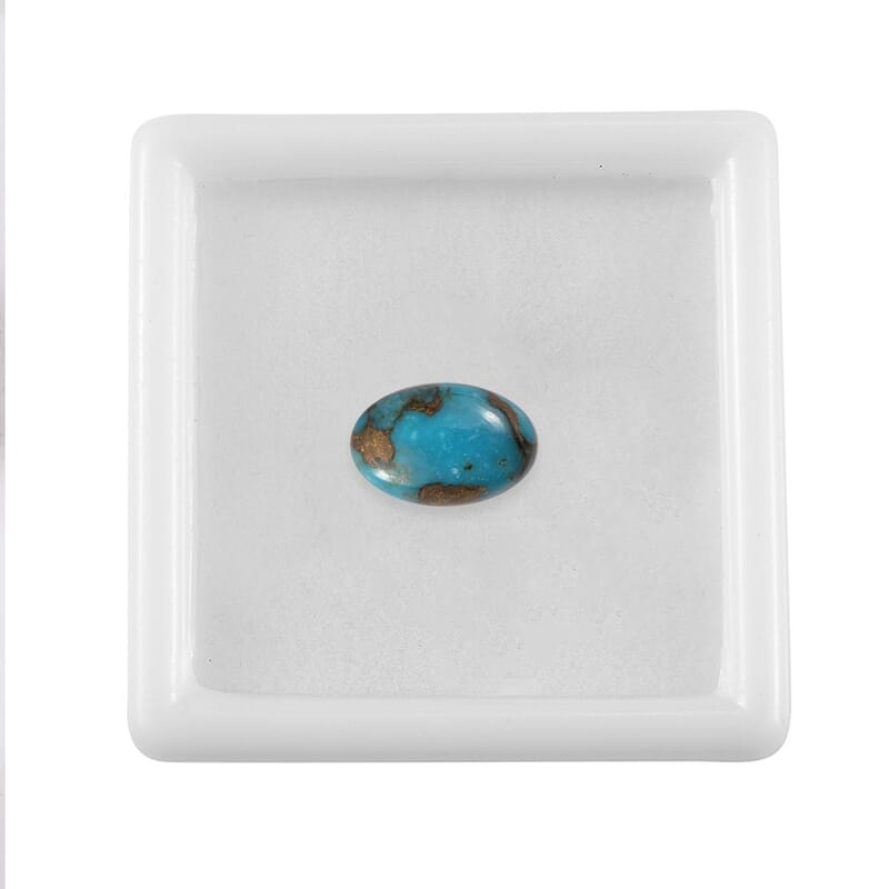 AA Blue Turquoise (Ovl 12x8 mm) 3.30 ctw Loose Gemstone