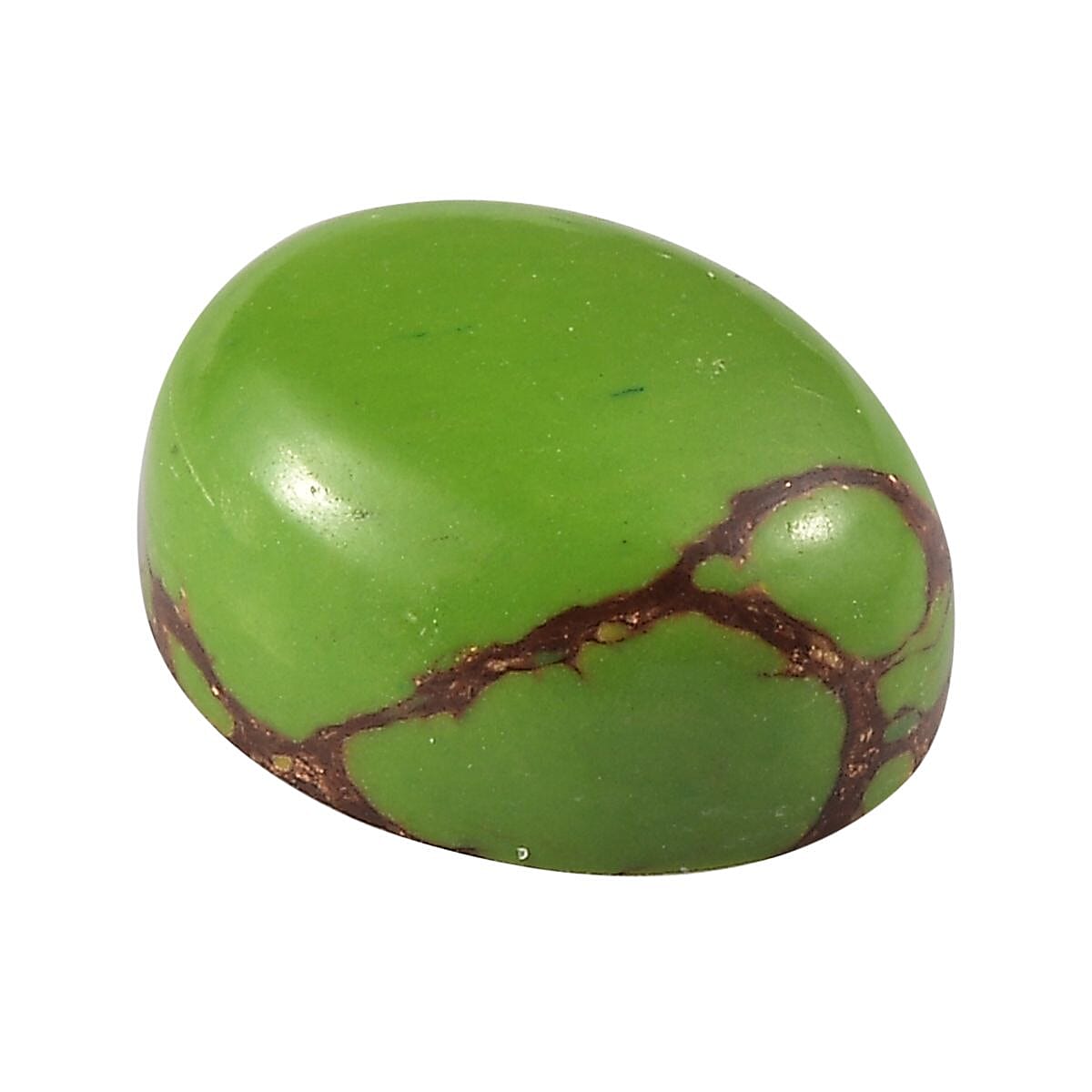 AA Green Turquoise (Ovl 9x7 mm) 1.30 ctw Loose Gemstone image number 2