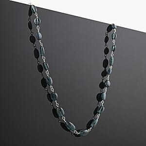 Rhapsody 950 Platinum AAAA Monte Belo Indicolite Beaded Necklace (18 Inches) 30.00 ctw