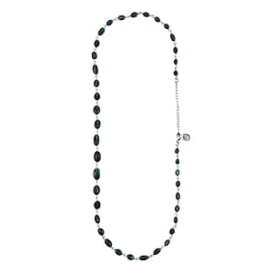 Rhapsody 950 Platinum AAAA Monte Belo Indicolite Beaded Necklace (18 Inches) 30.00 ctw