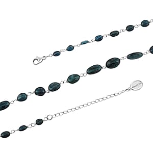 Rhapsody 950 Platinum AAAA Monte Belo Indicolite Beaded Necklace (18 Inches) 30.00 ctw