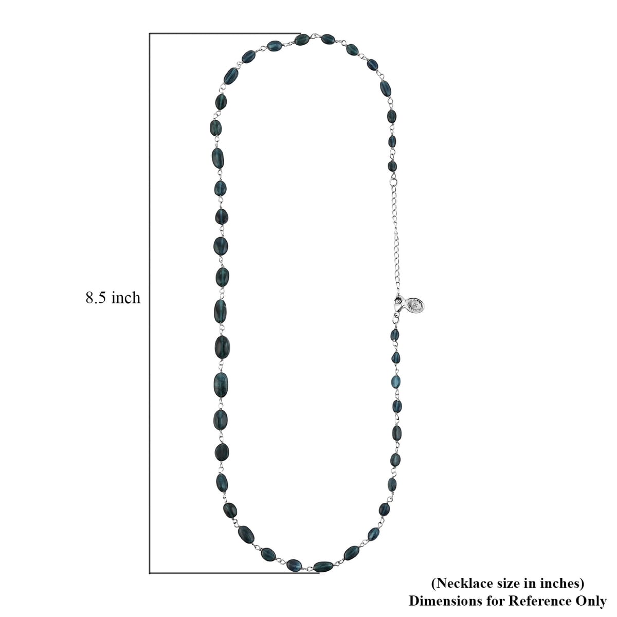 Rhapsody 950 Platinum AAAA Monte Belo Indicolite Beaded Necklace (18 Inches) 30.00 ctw image number 4
