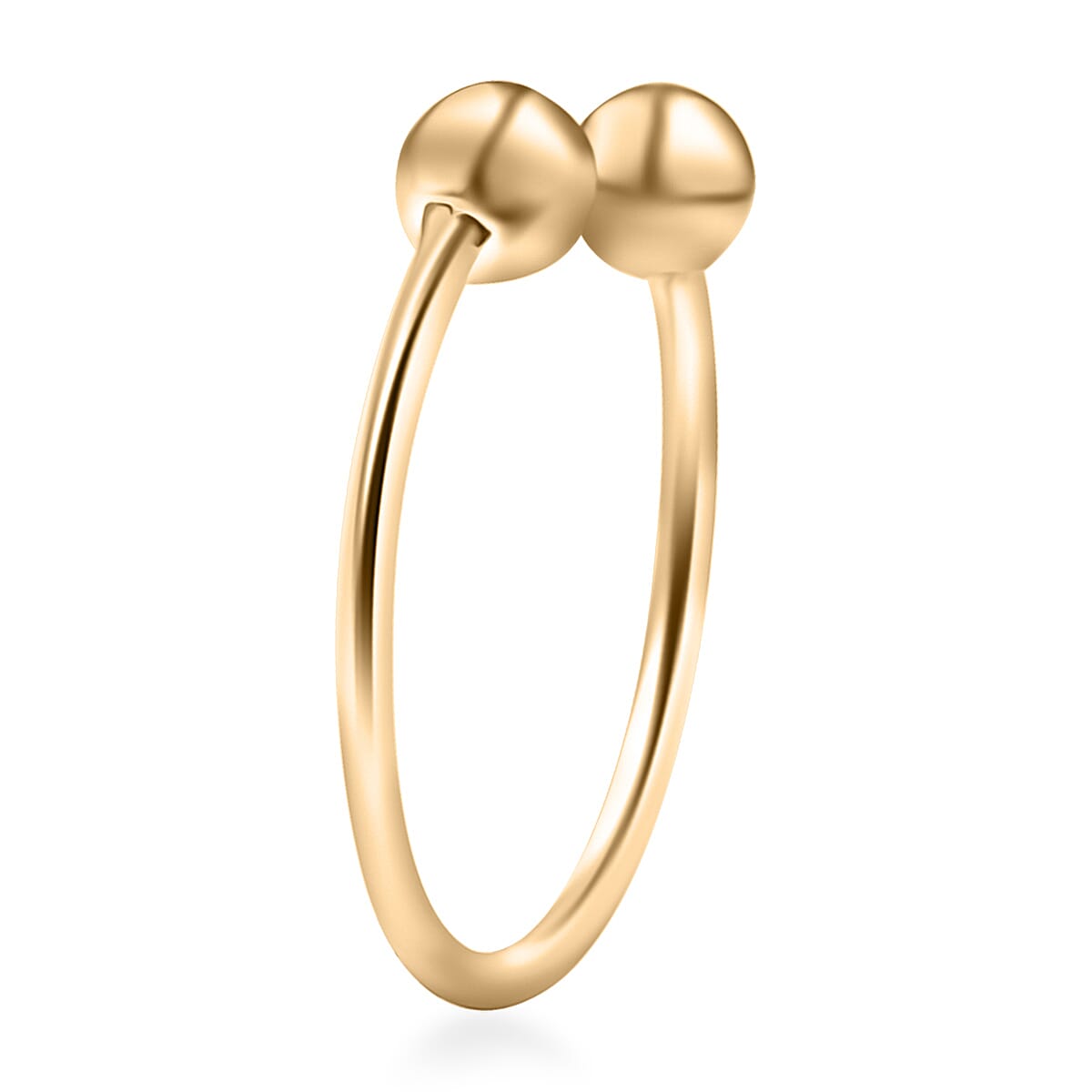 Septum Nose Ring in 10K Yellow Gold 0.50 Grams image number 3