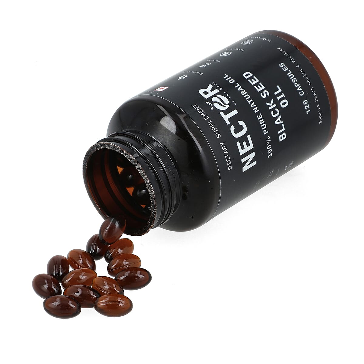 Nector Black Seed Oil Capsules (120 /Bottle) image number 4