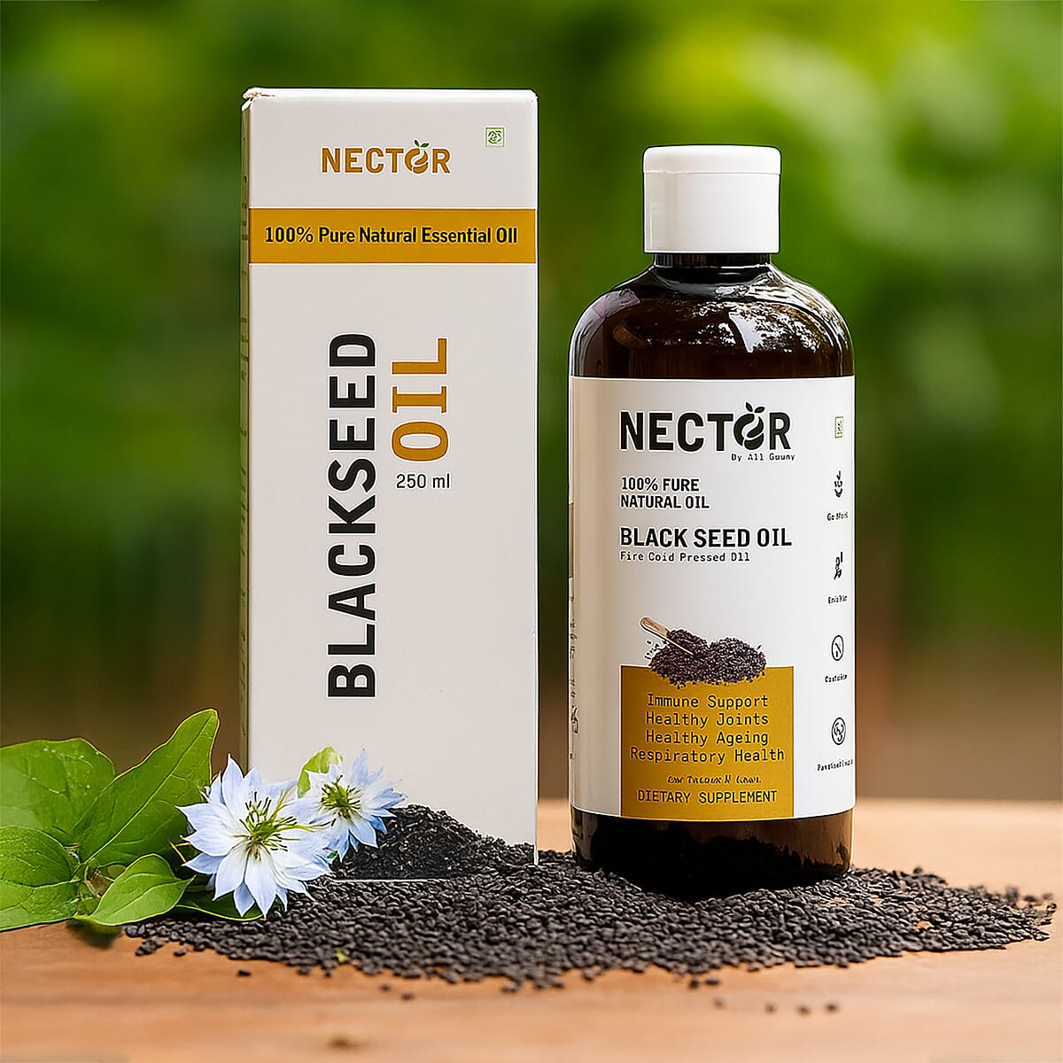 Nector Black Seed Oil 250ml image number 1