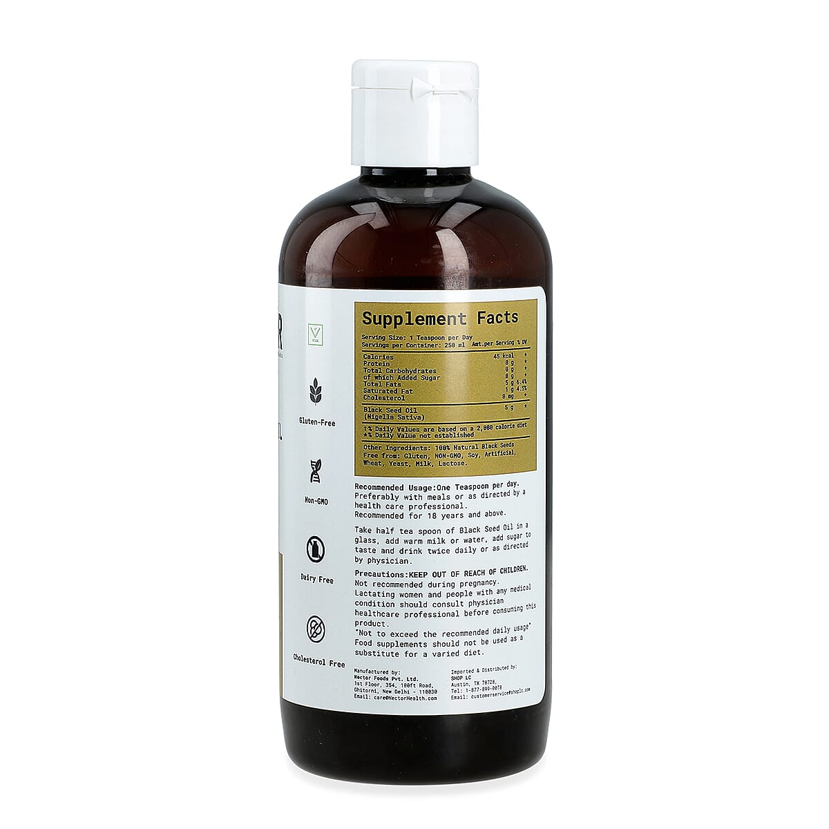 Nector Black Seed Oil 250ml image number 4