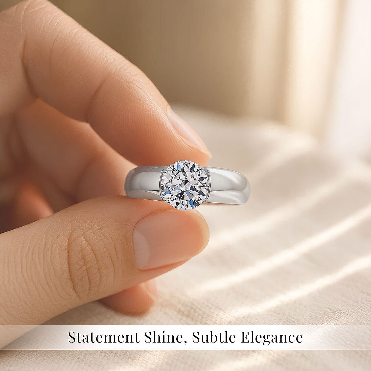Diamond Ring in Platinum