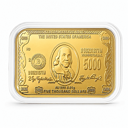 24K Gold Wealth of Nations – Currency Legacy Tribute Embossed Sheet 31x45.5mm 10mg - Product card gallery slide 1 (10178102362425)