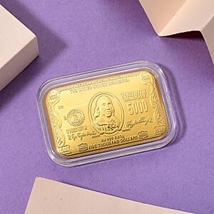 Doorbuster 24K Golden Currency Emboss Sheet 31x45.5mm 10mg