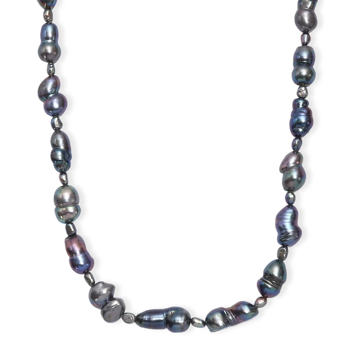 Peacock Pearl (D) Necklace in Stainless Steel 18 Inches image number 0