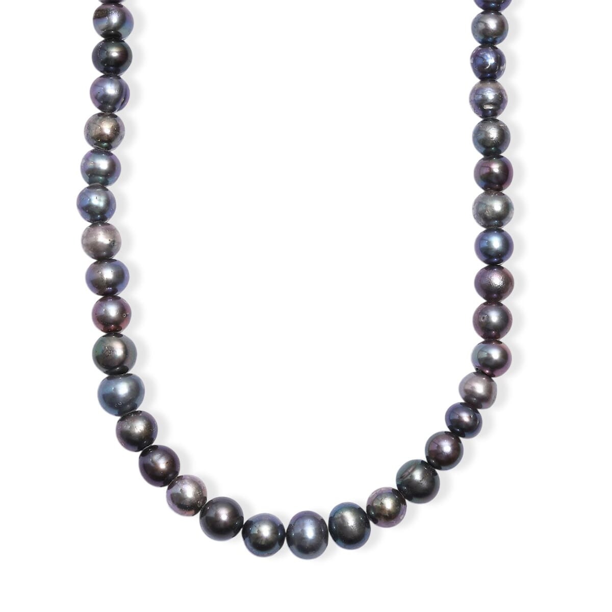 Grey Pearl (D) Necklace 28 Inches image number 0