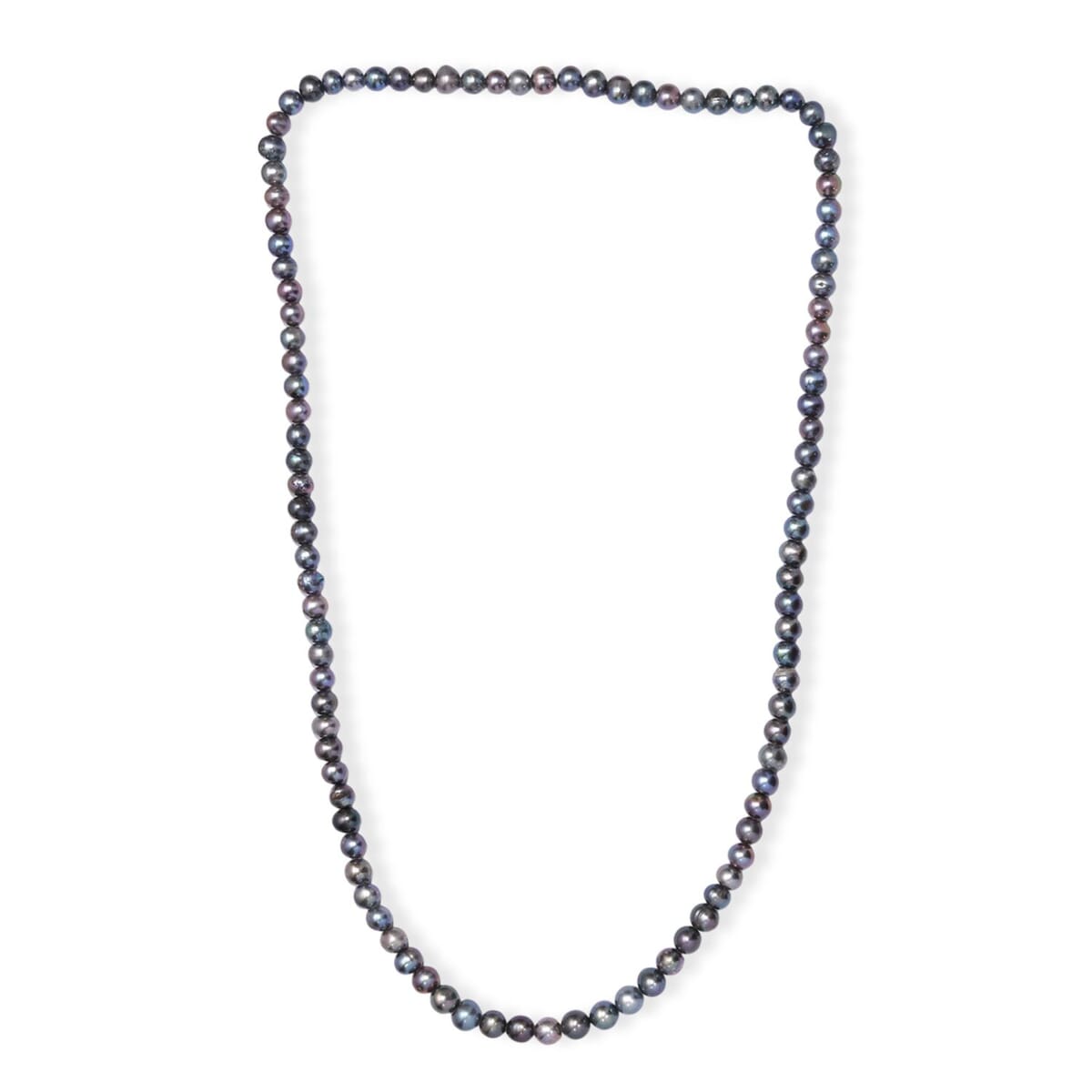 Grey Pearl (D) Necklace 28 Inches image number 3