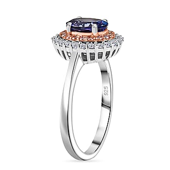 Tanzanite & Lab Grown Pink Diamond / 10 - Product card gallery slide 4 (10178103345465)