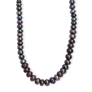 Peacock Pearl (D) Necklace in Stainless Steel 18 Inches