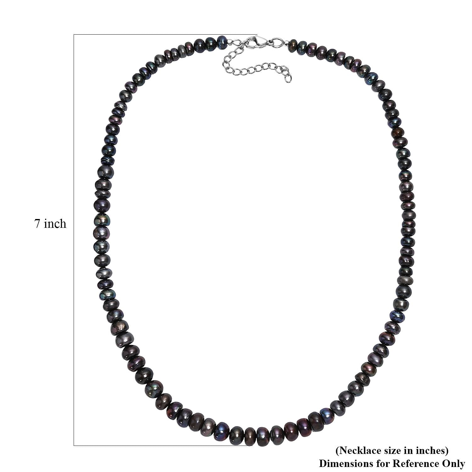 Peacock Pearl (D) Necklace 18 Inches