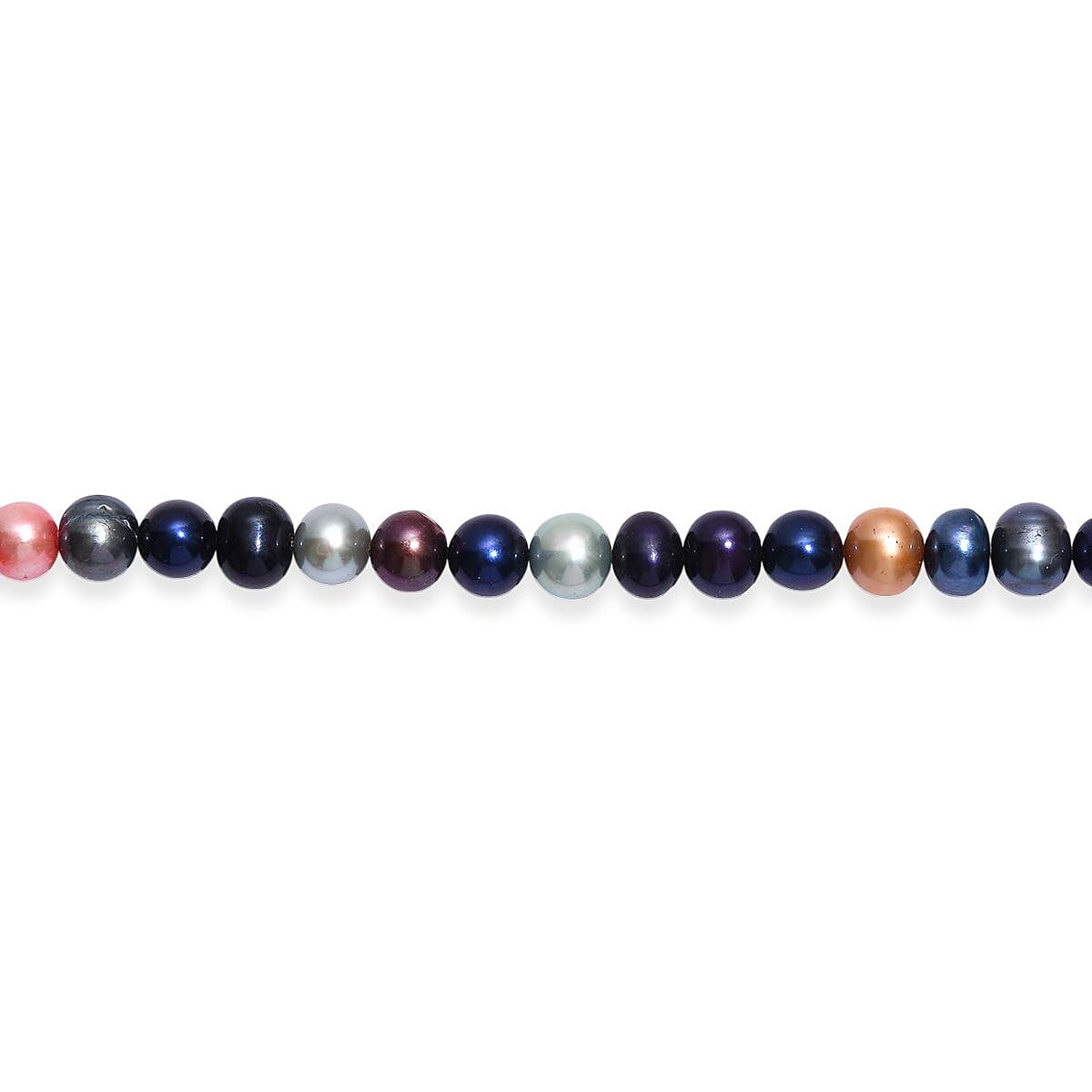 Multi Color Pearl (D) Necklace (28 Inches)