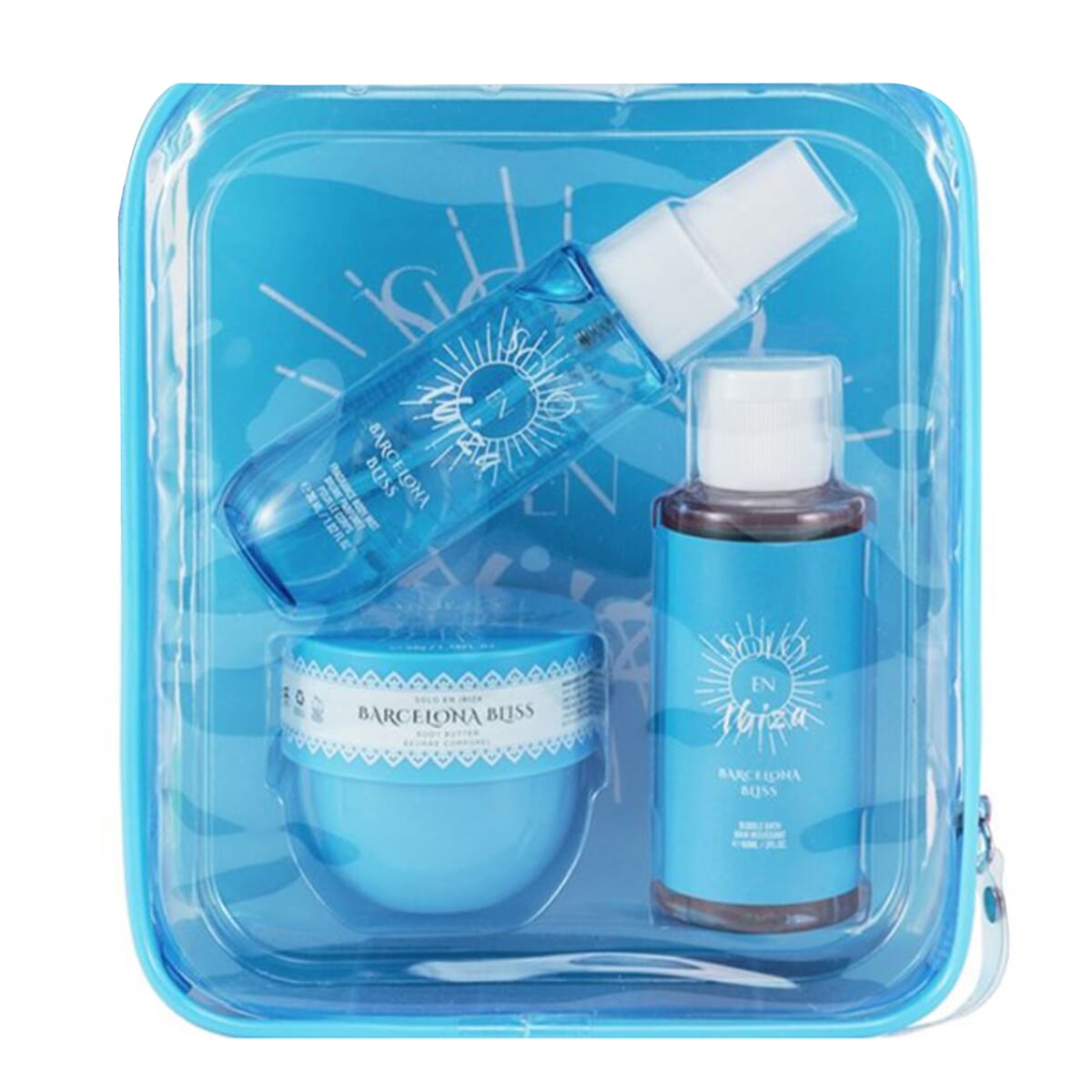 SOLO EN IBIZA 3 Pc Travel Size Kit (Bubble Bath 2oz, Body Mist 1.02oz, & Body Butter 1.76oz) Barcelona Bliss image number 0