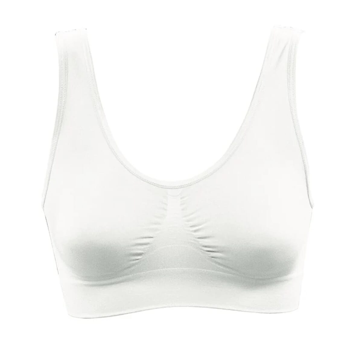 White Set of 3 Dream by Genie Smoothing Seamless Bra – Medium (Ships in 5-10 Business Days) image number 1