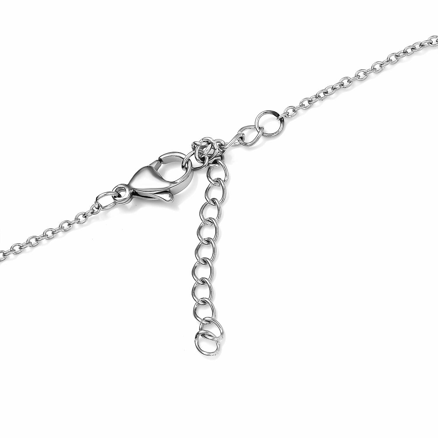 EverTrue Chrysocolla 19.20 ctw Traveling Turtle Necklace in Platinum Bond 18 Inches