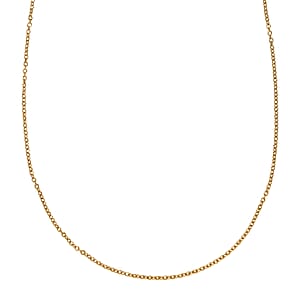 Cable Chain in ION Plated YG Stainless Steel 20 Inches