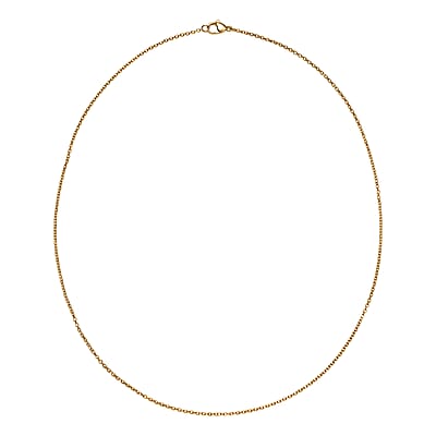Cable Chain in ION Plated YG Stainless Steel 20 Inches