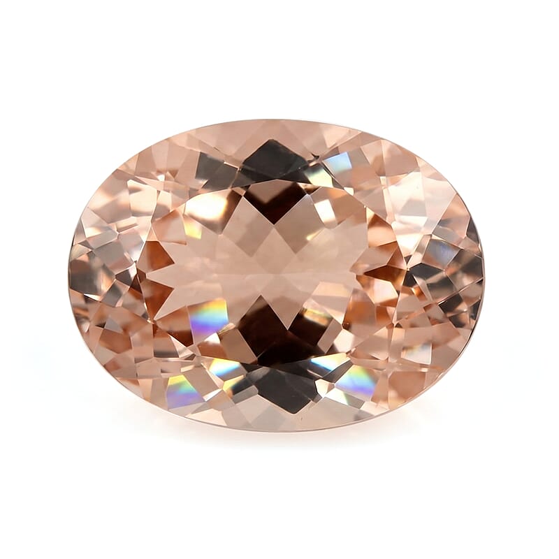 Certified and Appraised AAAA Marropino Morganite (Ovl 16x12mm) 8.00 ctw