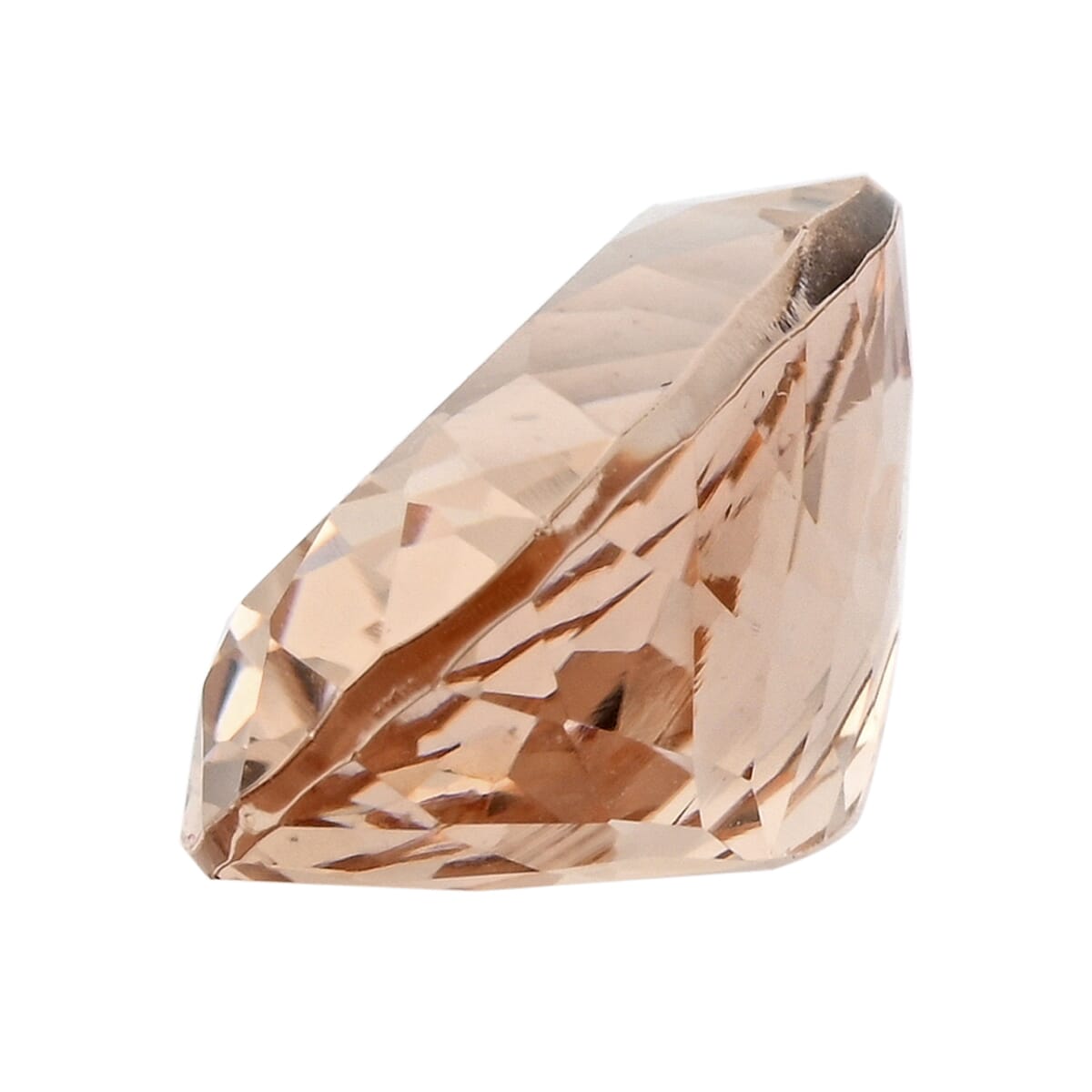 Collector's Edition Certified & Appraised AAAA Marropino Morganite (Ovl 16x12mm) 8.00 ctw image number 1