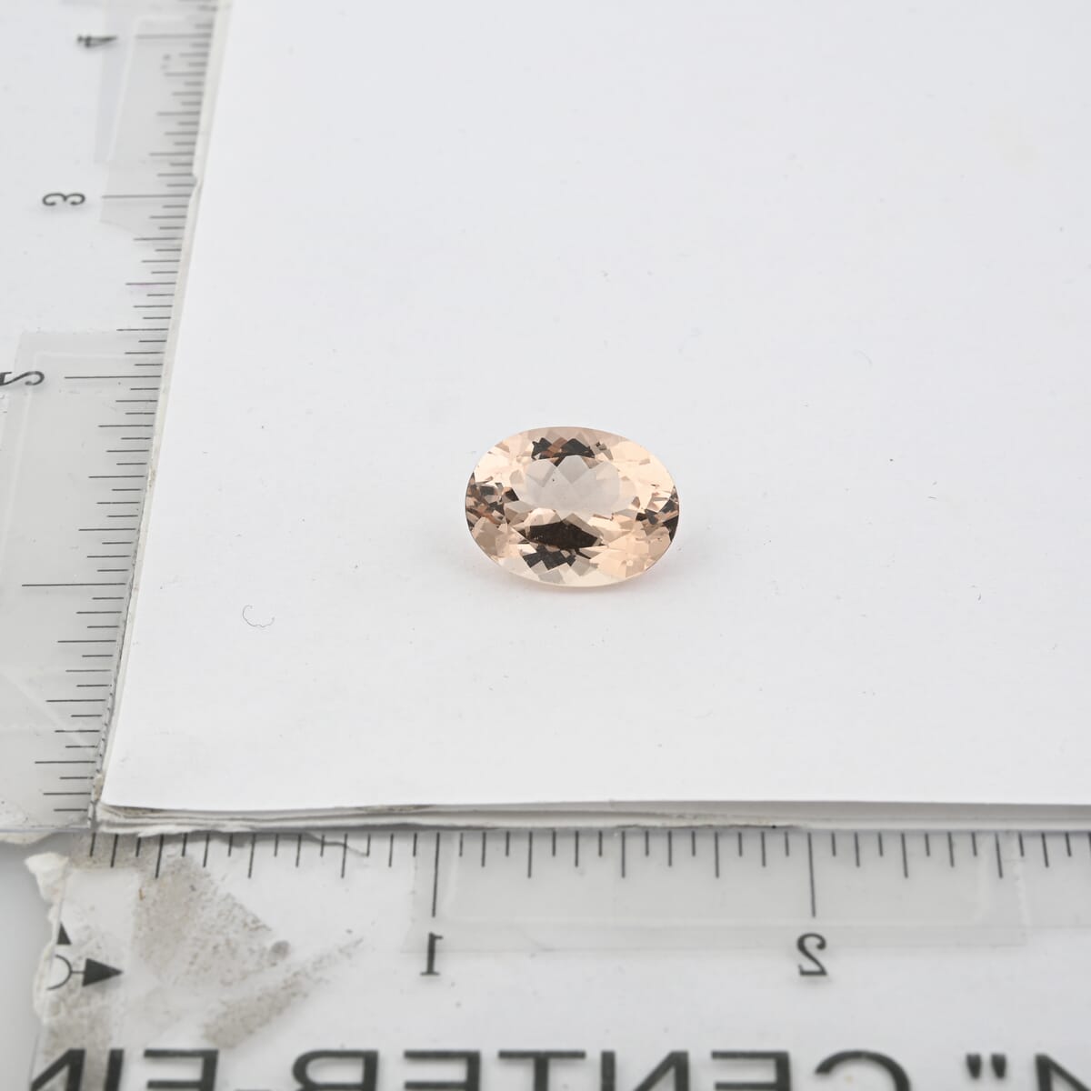 Collector's Edition Certified & Appraised AAAA Marropino Morganite (Ovl 16x12mm) 8.00 ctw image number 4