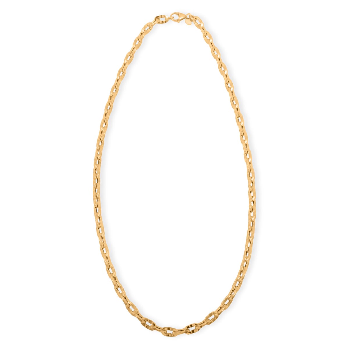 Italian 5.7mm Grande Luce Oro Chain Necklace in 10K Yellow Gold 8.43 Grams 20 Inches image number 4