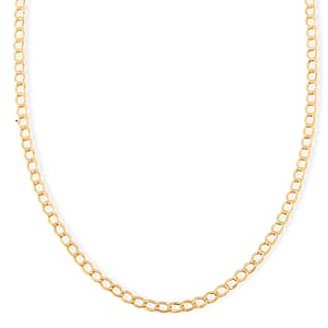 Italian Glitter Grumette Chain Necklace in 10K Yellow Gold 1.70 Grams 20 Inches