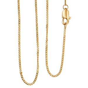 22K Yellow Gold Curb Chain Necklace 20 Inches 2.64 Grams