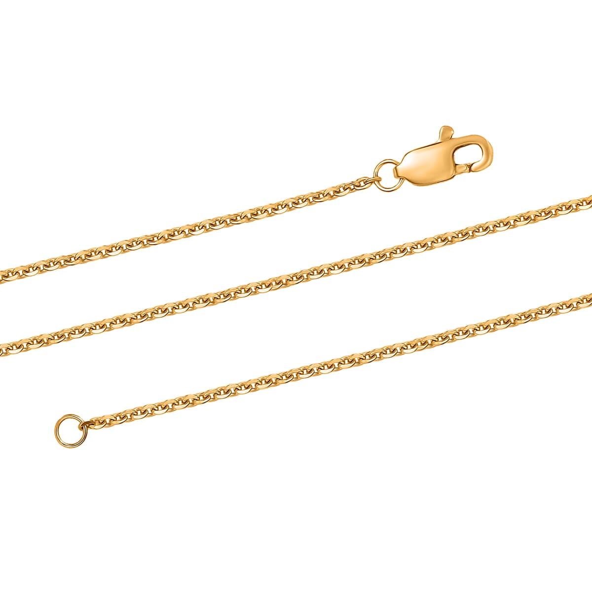 22K Yellow Gold Anchor Chain Necklace 20 Inches 3.20 Grams image number 5