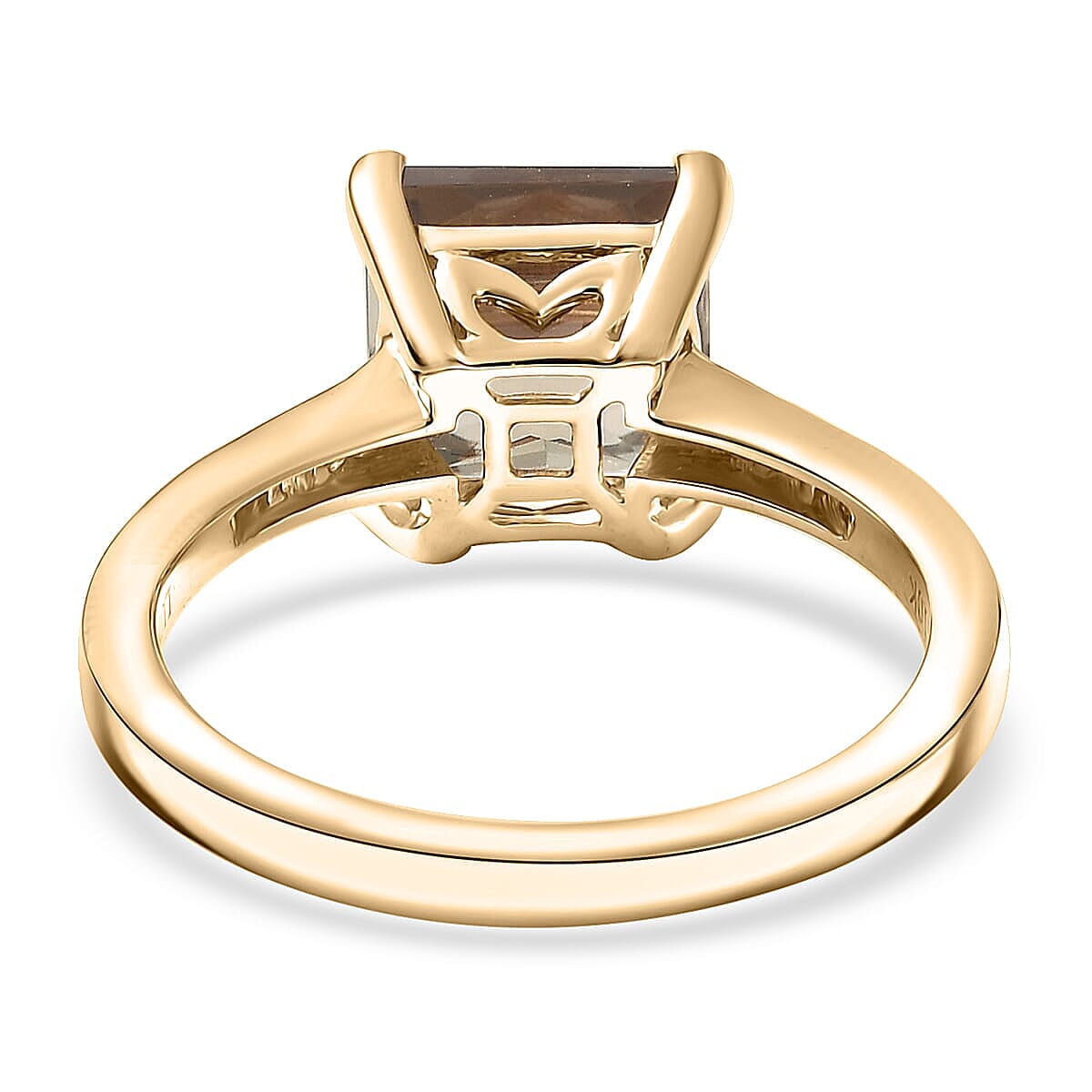 Luxoro 10K Yellow Gold AAA Turkizite, Diamond (G-H, I2) Ring (Size 7.0) 3.50 ctw image number 4