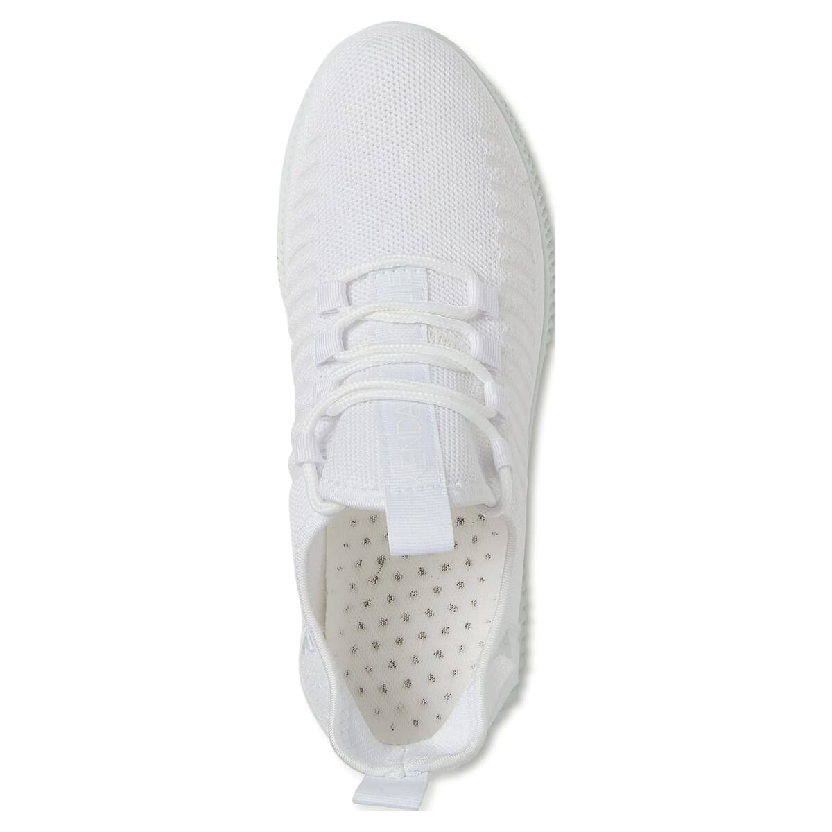 Kendall and Kylie White Ezora Knit Trainers (Size 11) image number 3