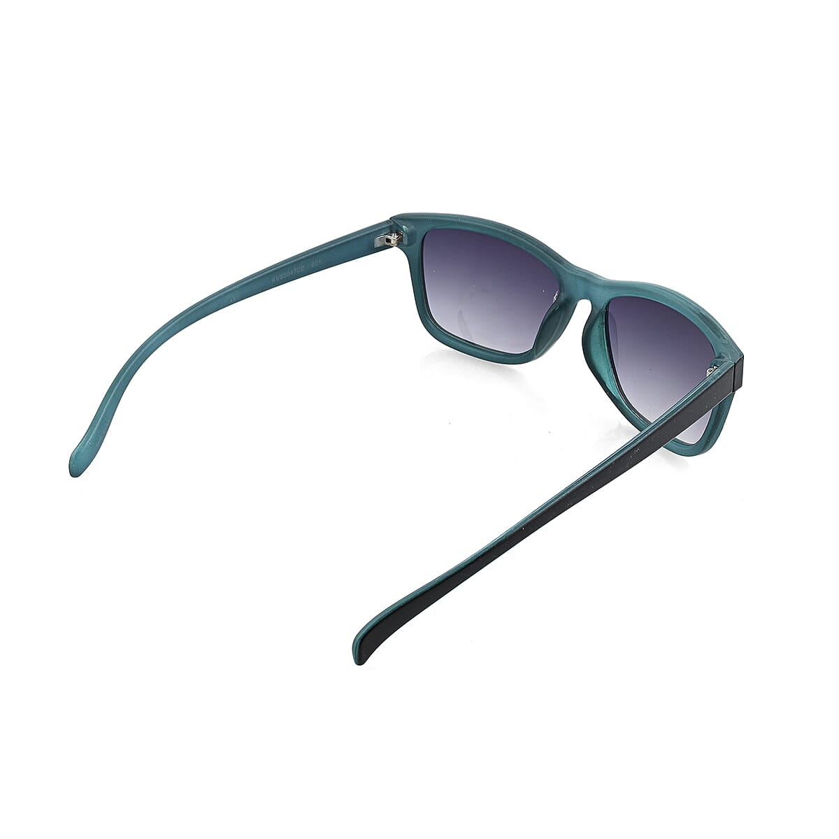 Adrienne Vittadini Sporty Fashion Square Sunglasses -White on Aqua image number 3