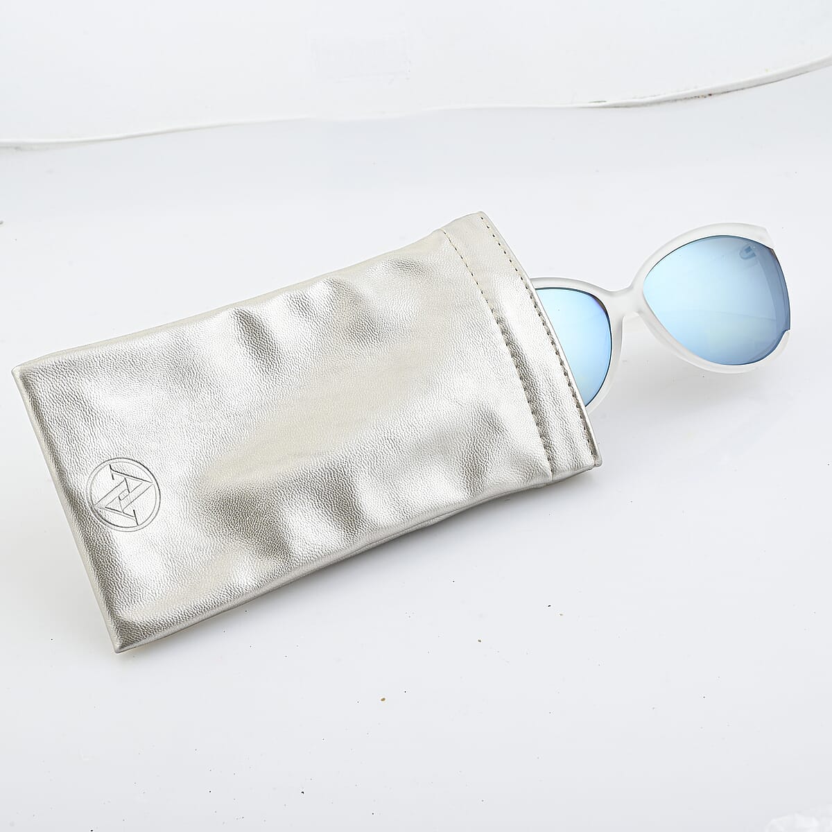 Adrienne Vittadini Cat Eye Sunglasses -Clear image number 4