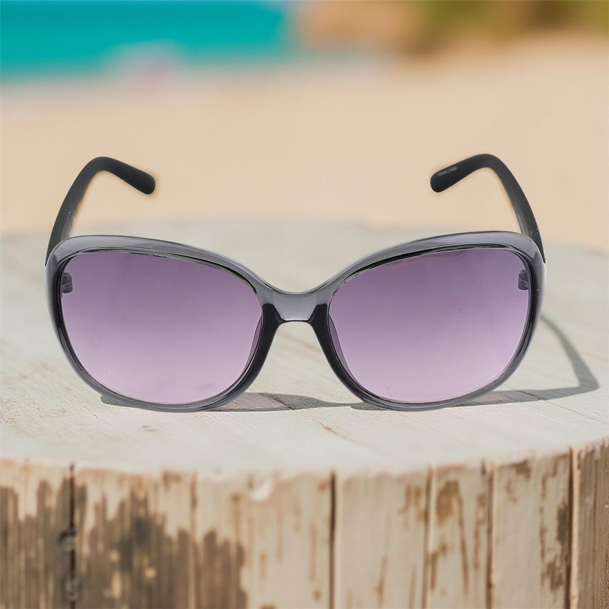 Adrienne Vittadini Oversized Sunglasses -Gray image number 1