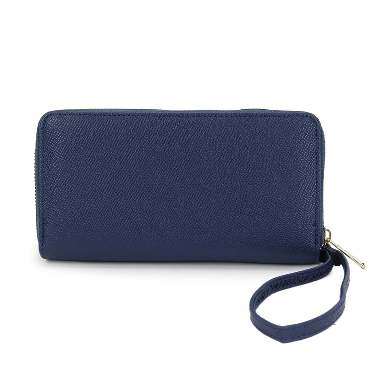 Alexis Bendel Navy Faux Leather Fabienne Double Zip Around Wallet image number 2