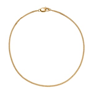 22K Yellow Gold Curb Chain Bracelet (6.50 In) 1.36 Grams