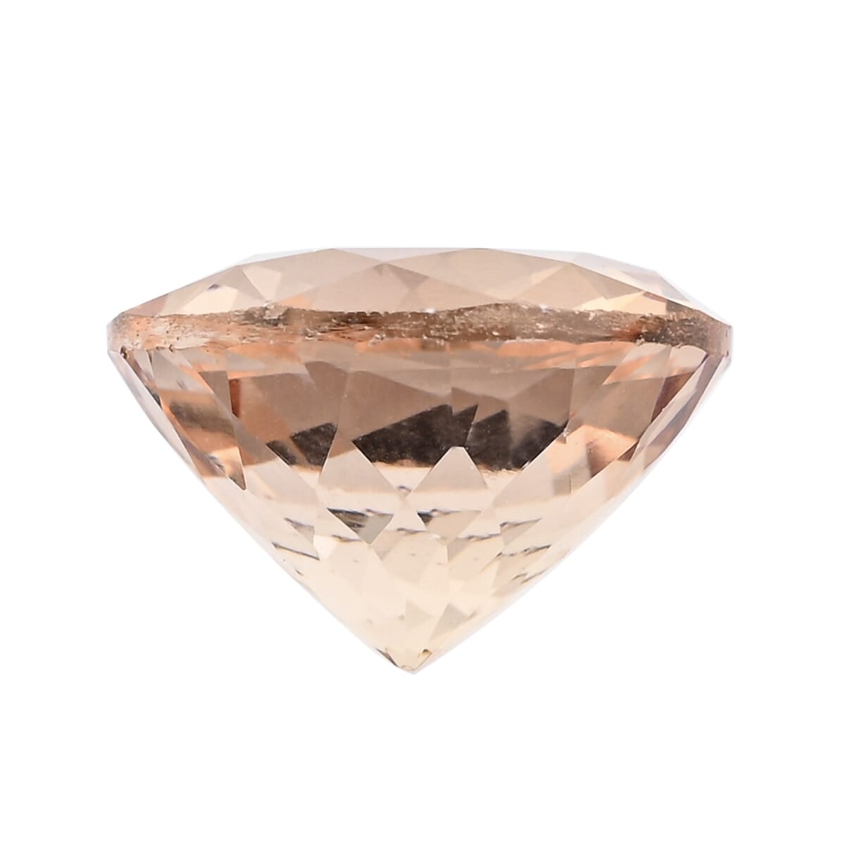 Certified & Appraised AAAA Marropino Morganite (Rnd 12 mm) 6.00 ctw image number 2