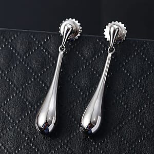 Doorbuster Rhapsody Waterdrop Earrings in 950 Platinum 6.30 Grams