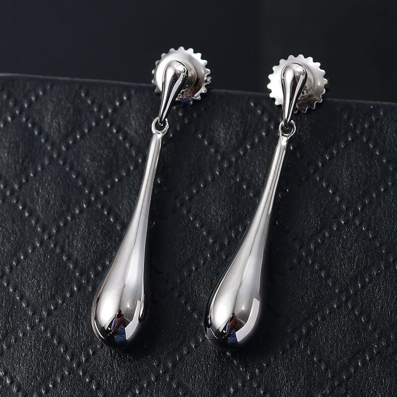 Rhapsody Waterdrop Earrings in 950 Platinum 6.30 Grams