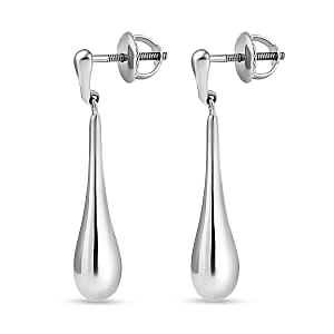 Doorbuster Rhapsody Waterdrop Earrings in 950 Platinum 6.30 Grams