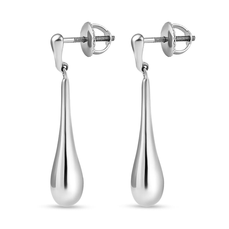 Rhapsody Waterdrop Earrings in 950 Platinum 6.30 Grams