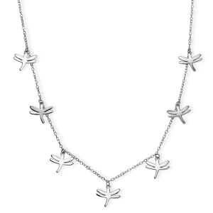 Rhapsody Dragonfly Necklace in 950 Platinum 9.80 Grams 18 Inches