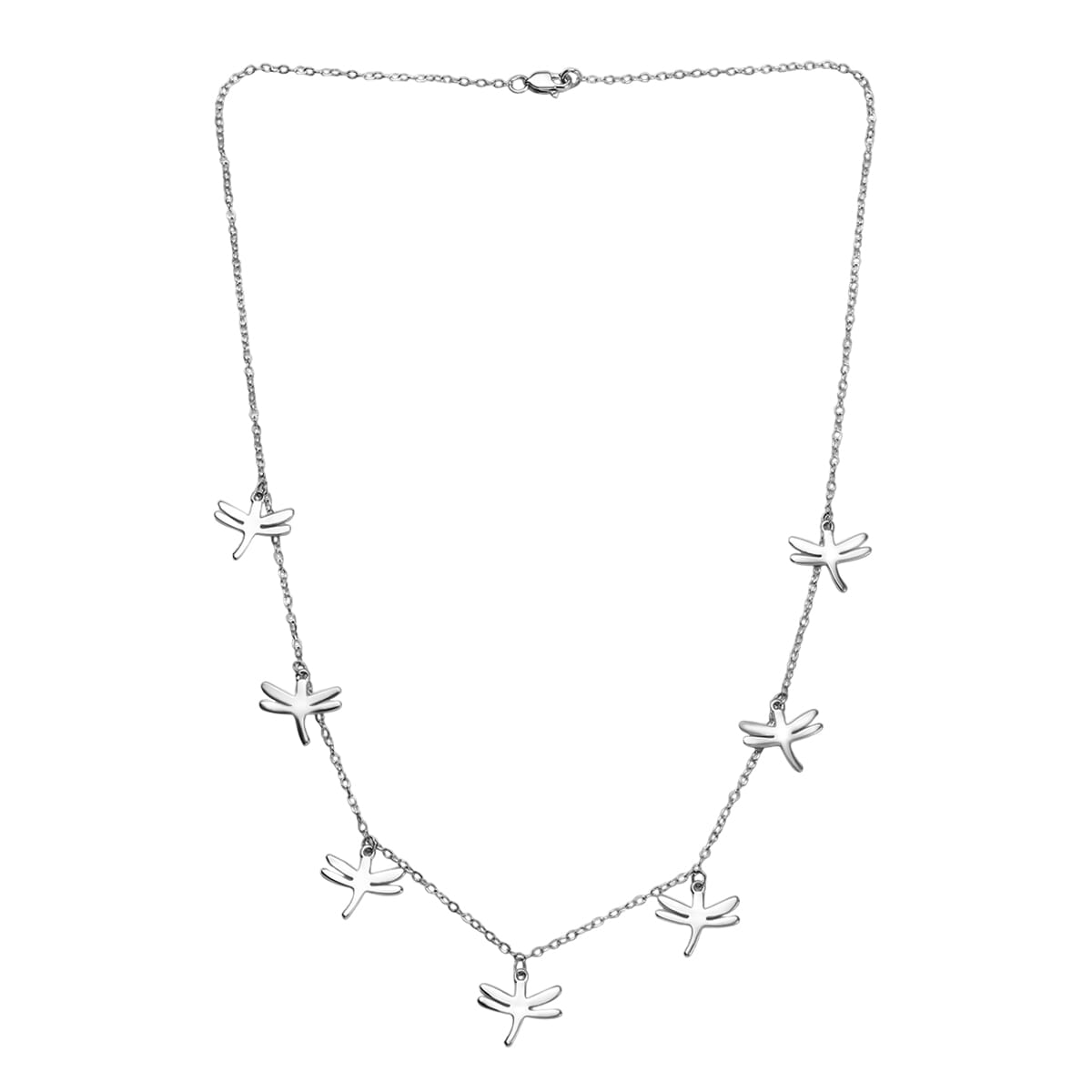 Rhapsody Dragonfly Necklace in 950 Platinum 9.80 Grams 18 Inches image number 3