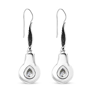 D'Joy Bali Legacy Moissanite Earrings in Sterling Silver 2.25 ctw (Filigree Texture)