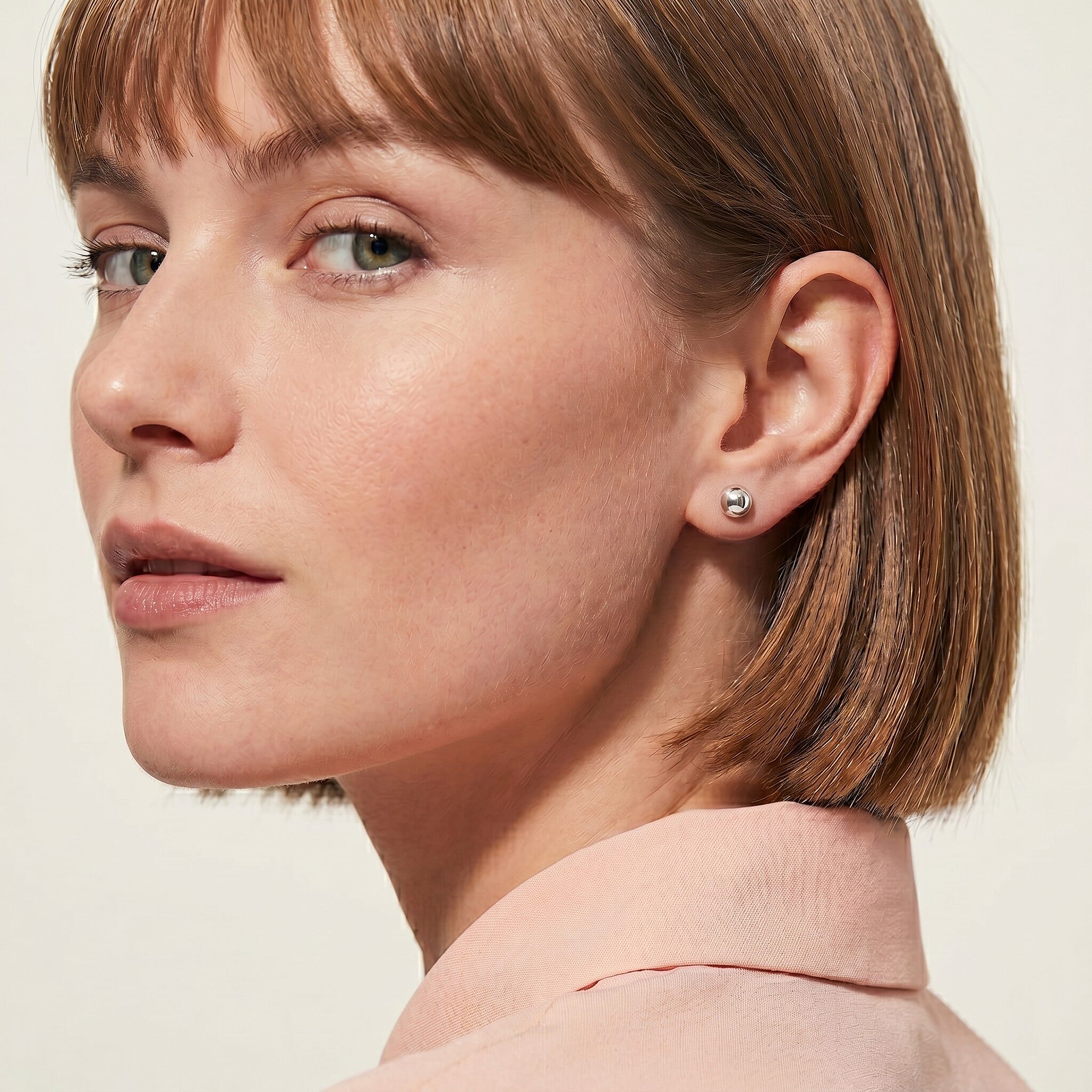 Rhapsody Stud Earrings in 950 Platinum 3.55 Grams